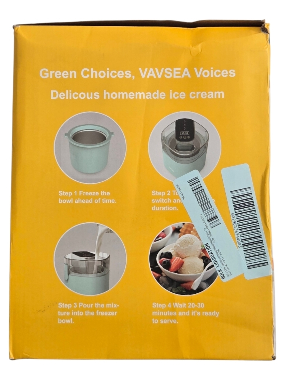 Mint Ice Cream Maker SU-502 - Mint Green - Picture 2 of 3